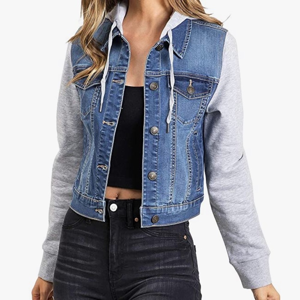 Pacsun / Bullead Hooded Jean Jacket